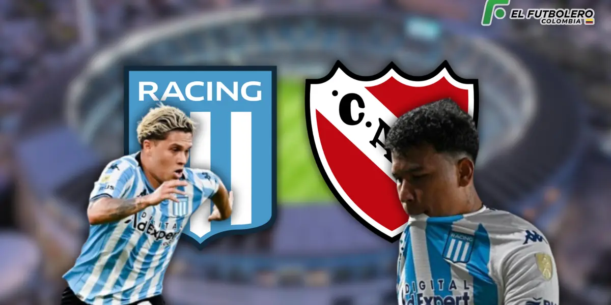 Racing vs Independiente Foto: Infobae, YouTube, AS y Escudoteca PN