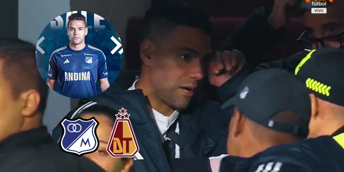 (VIDEO) Así salió Radamel Falcao de Millonarios FC al confirmarse su grave lesión