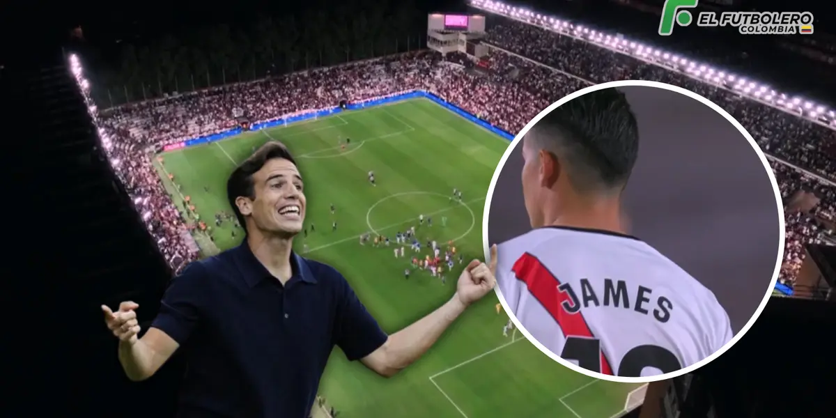 Así le fue a James Rodríguez en el Rayo Vallecano vs Atlético de Madrid 