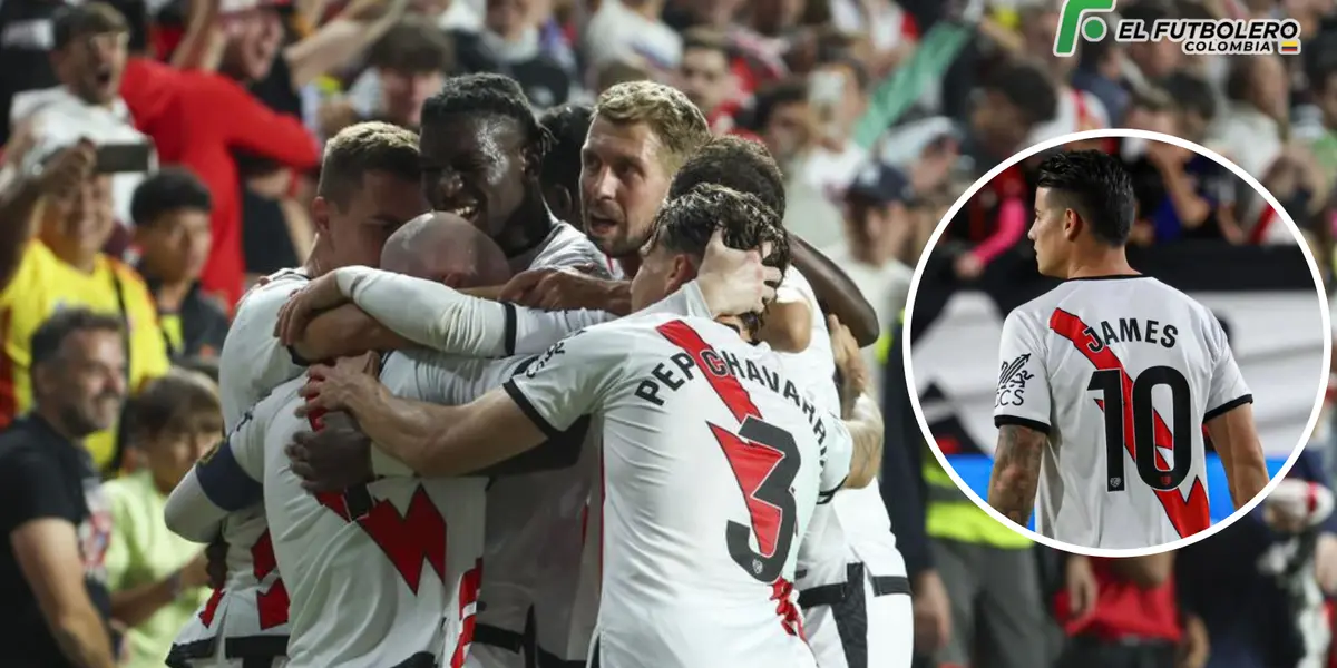 Mensaje a su DT, lo que dicen los jugadores del Rayo Vallecano a James Rodríguez