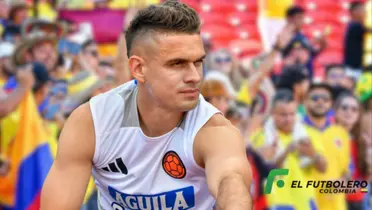 Santos Borré. Foto: X Santos Borré y Selección Colombia.