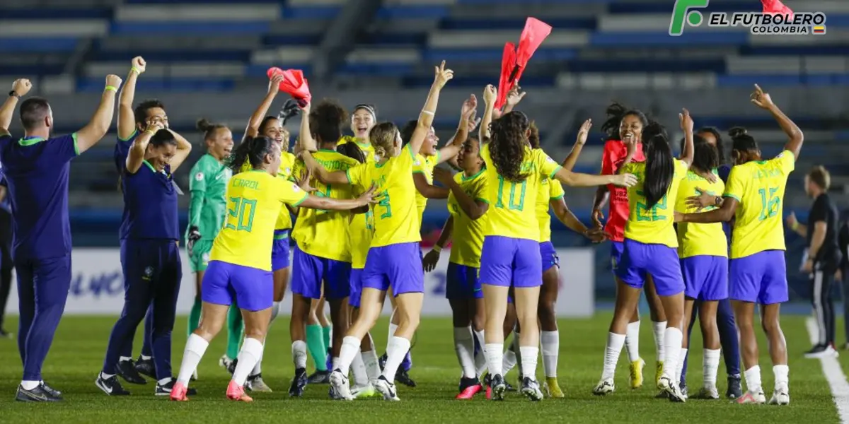 Selección Brasil Femenina Sub 20 Foto: Conmebol 