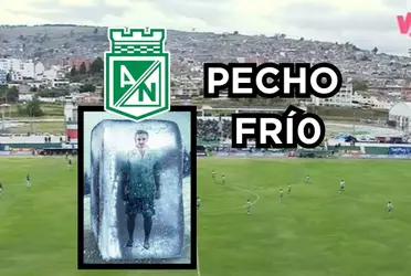 Un jugador de Atlético Nacional está en tela de juicio por parte de los hinchas. 