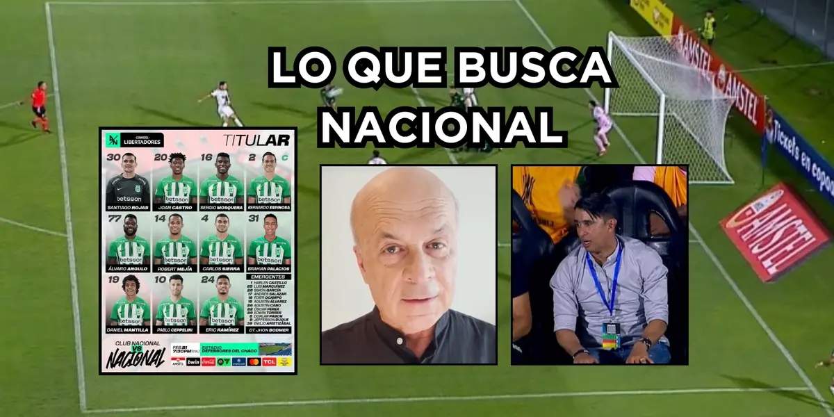 Vélez hizo un recordatorio en Atlético Nacional. Foto captura de pantalla ESPN, Vélez de YouTube El Futbolero.