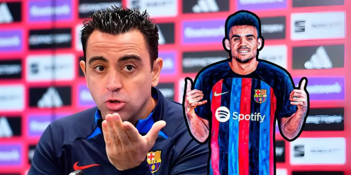 Xavi Hernández en una rueda de prensa del FC Barcelona