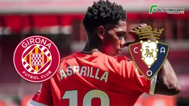 Yaser Asprilla Foto: Girona FC y Escudoteca PN