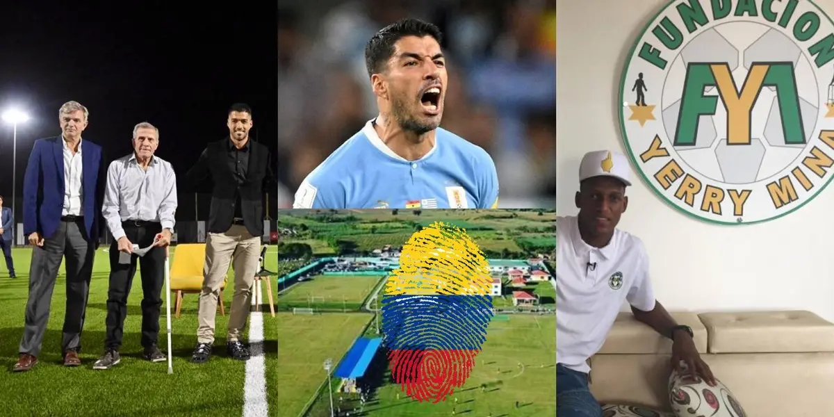 Yerry Mina tiene una fundación en Colombia y Luis Suárez le sigue los pasos en cierta medida.