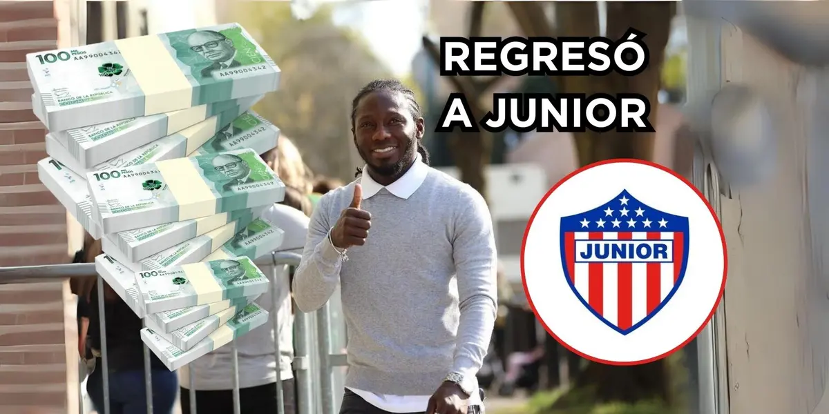 Yimmi Chará regresó al Junior FC.